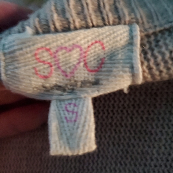 Taupe Cream Mixed Media Sweater Cardigan from Buckle Small NWOT - Picture 10 of 15